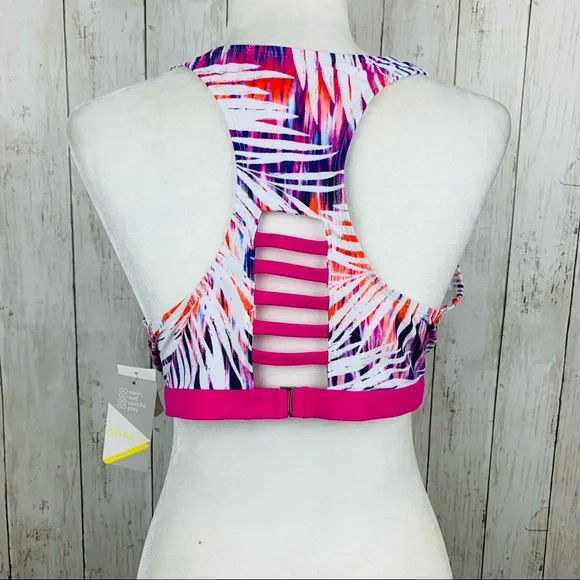 🔥GO BY GOSSIP🔥Swim Racerback Bikini Top Swimsuit XL NWT - Picture 5 of 6